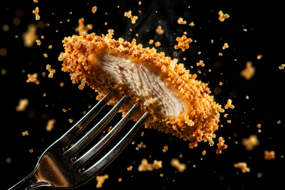 Escalope de frango panado em panko