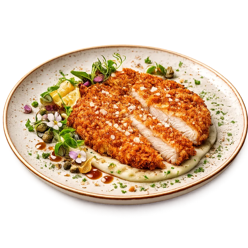 Escalope de frango panado